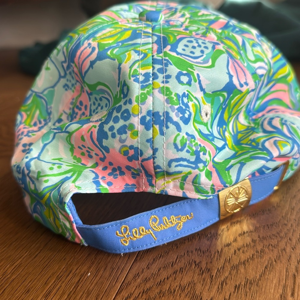 NWT Lilly Pulitzer Run Around Hat Feline Good OS Style# 000370